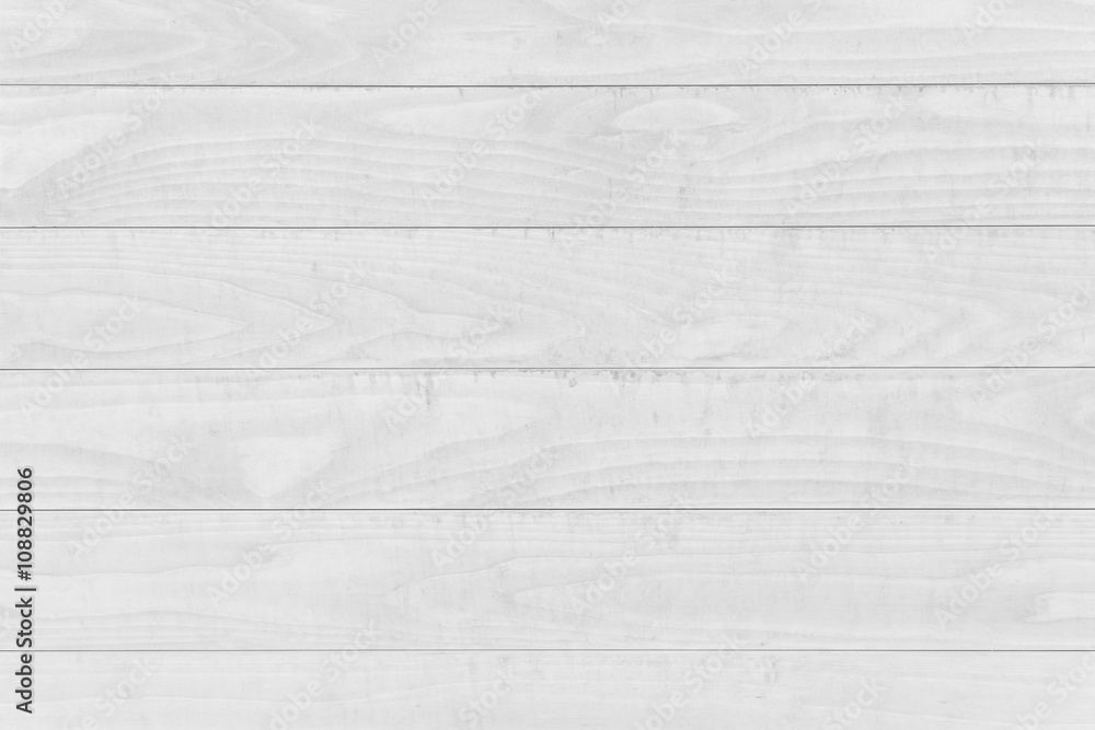 White wood wall texture and background seamless