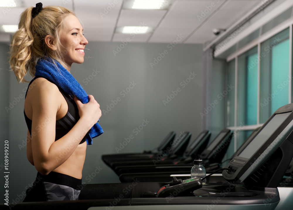 Female in the gym