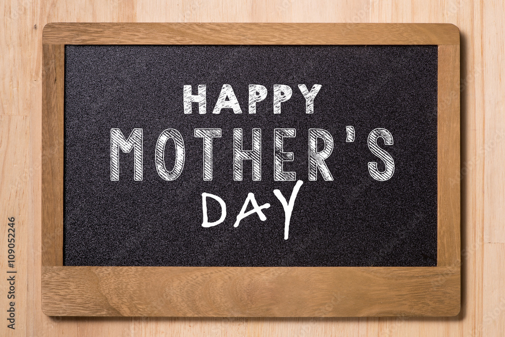 Slate blackboard mother day