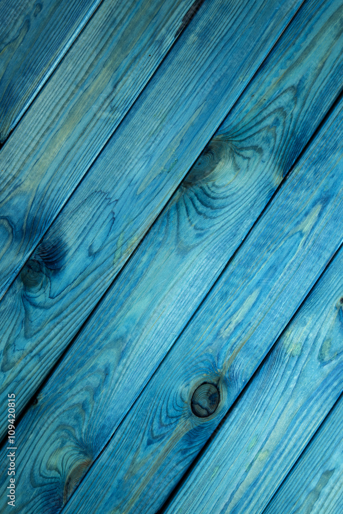 Blue wood texture background