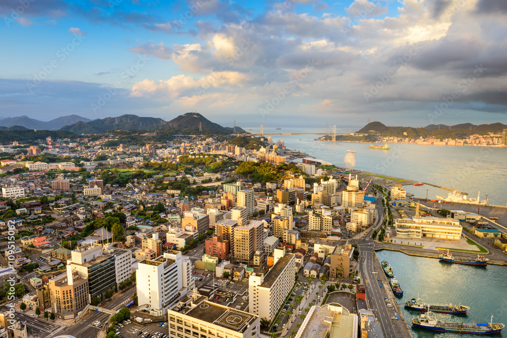 Shimonoseki, Japan Skyline