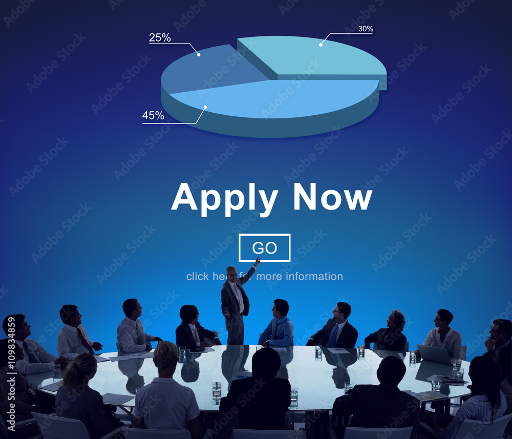 Apply Now Recruitment Hiring Job Employment Concept