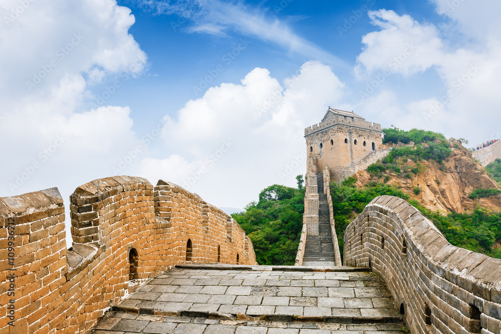 Beautiful scenery of the Great Wall, China