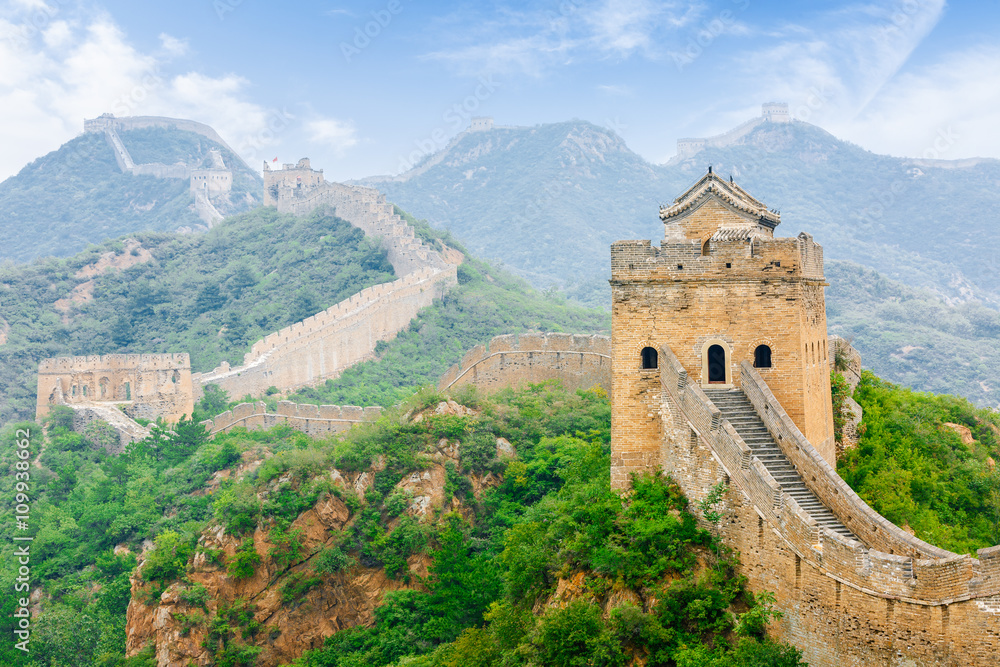 Beautiful scenery of the Great Wall, China