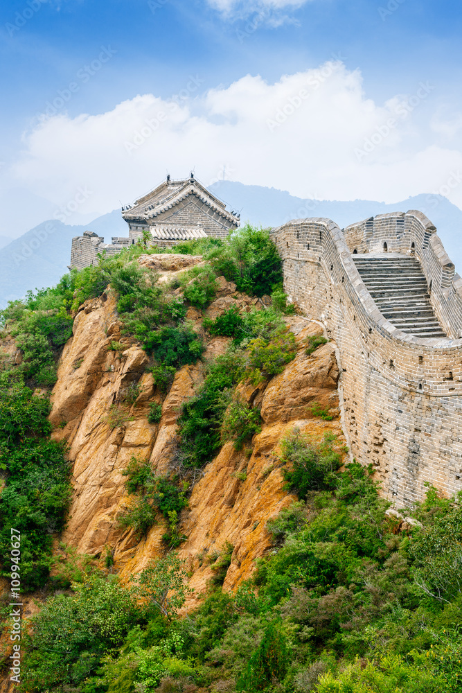 Beautiful scenery of the Great Wall, China