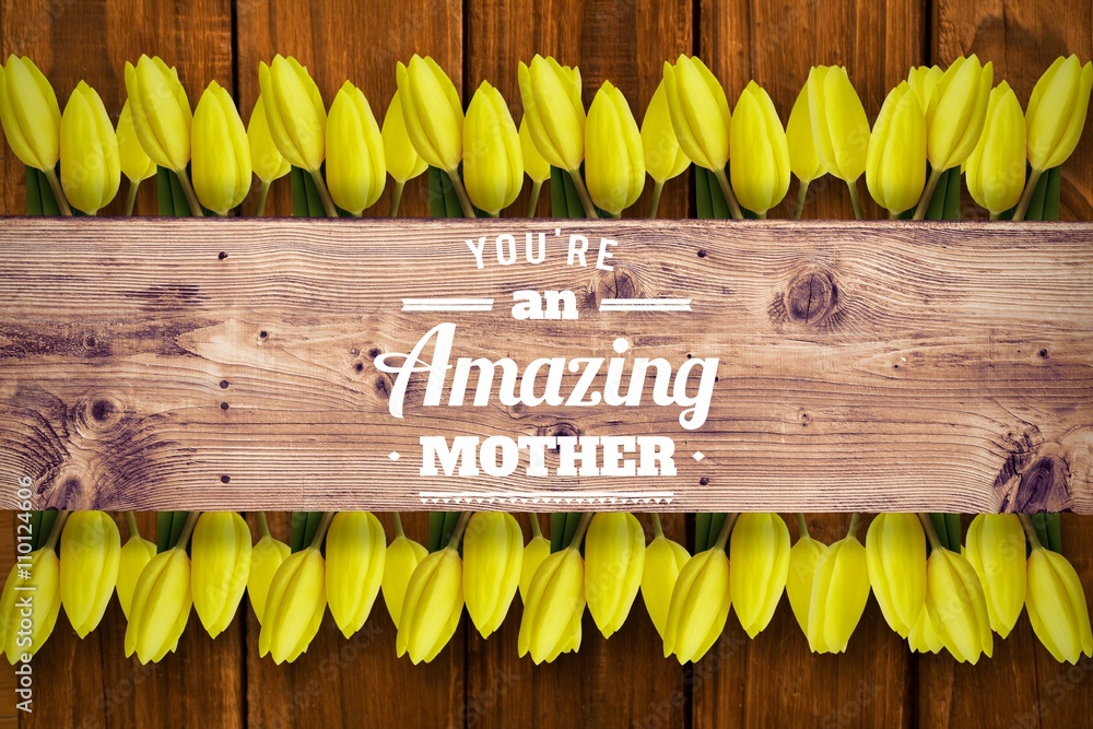 Composite image of mothers day greeting