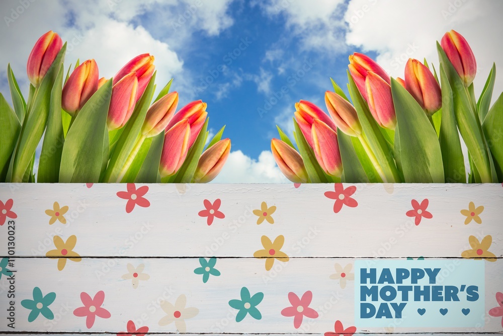 Composite image of mothers day greeting