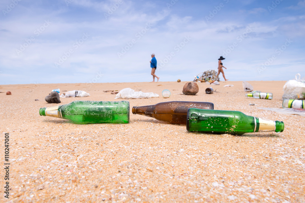  waste on the beach