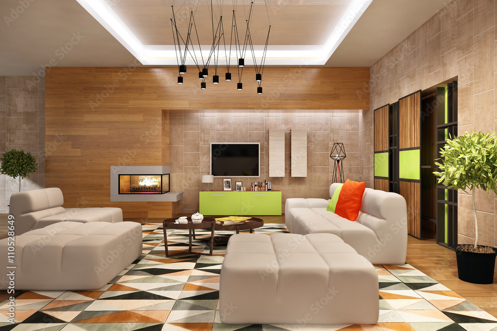 Modern house interior