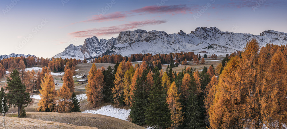 Autumn Morning in Mountain