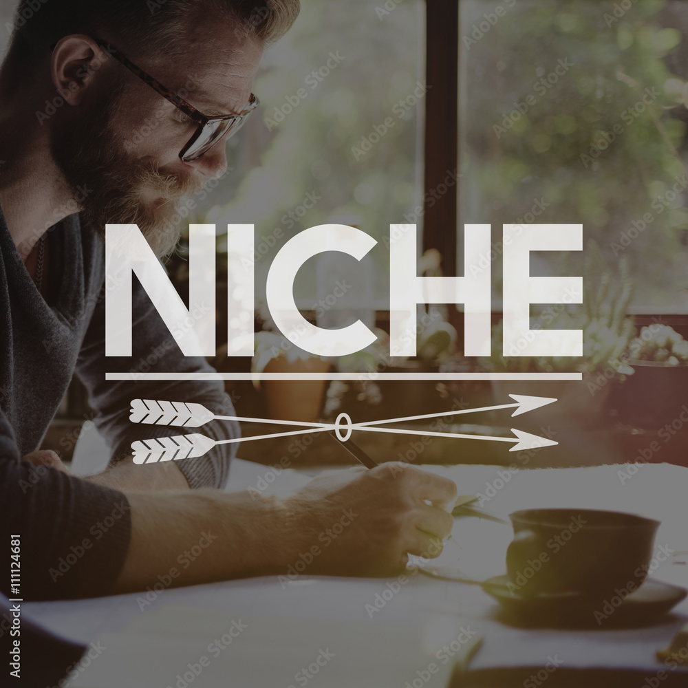 Niche Market Business Planning Strategy Concept