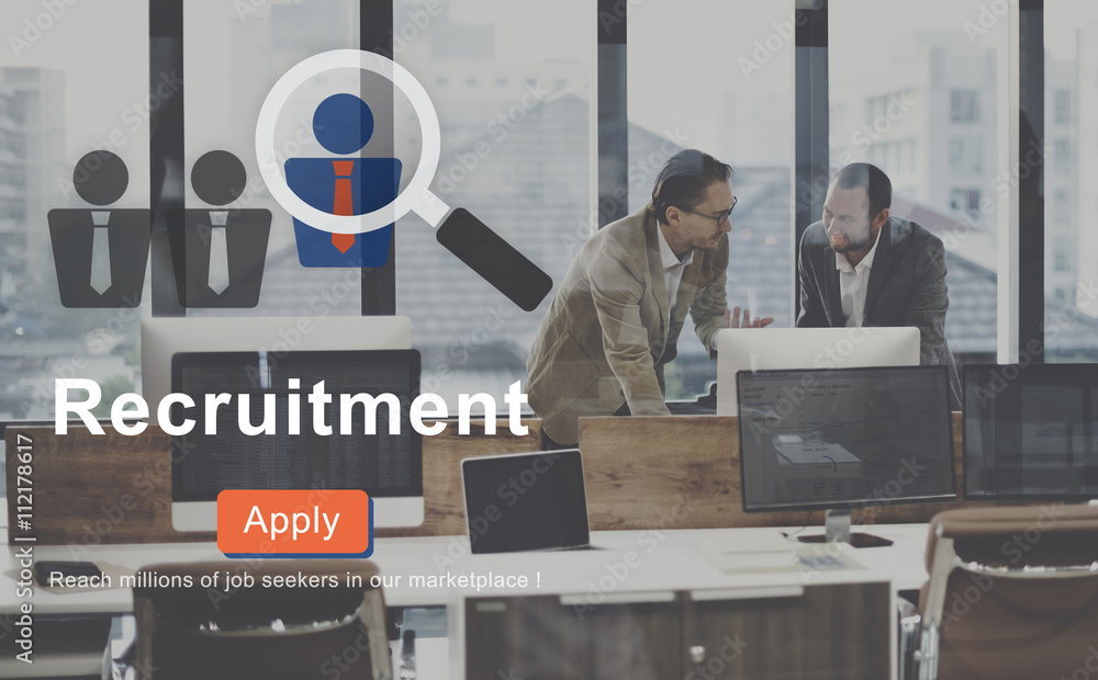 Recruitment Apply Homepage Human Resources Concept