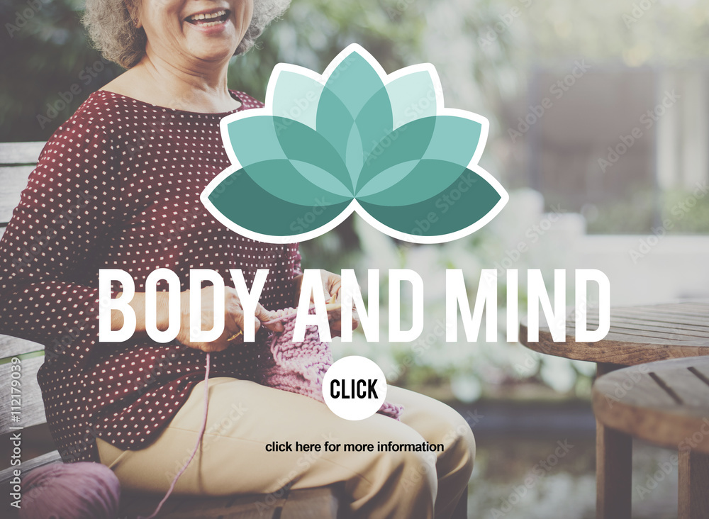 Body and Mind Life Meditation Concept