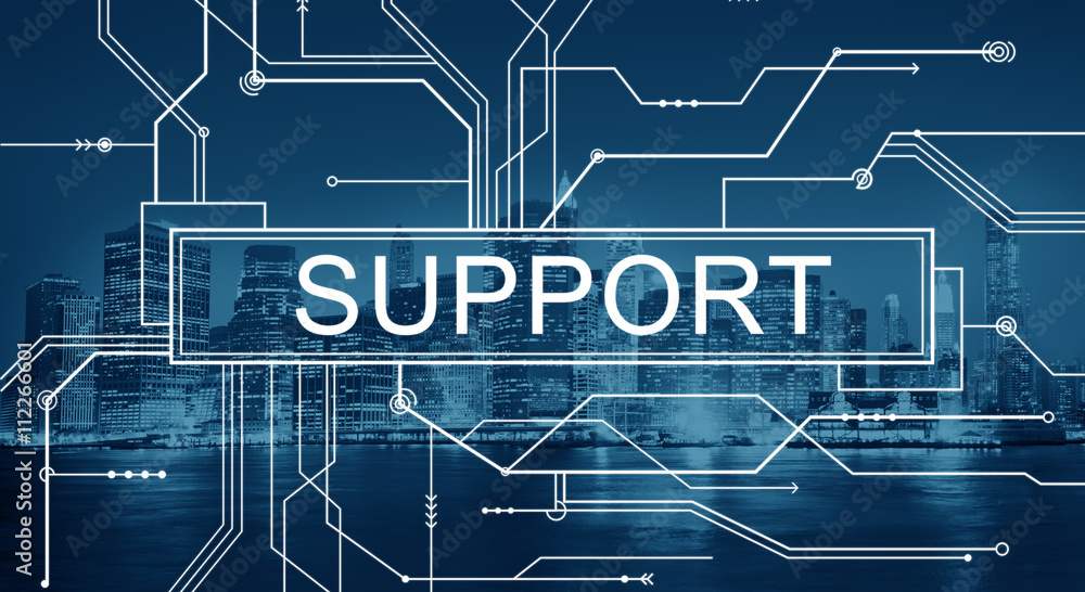 Support Assistance Advice Coaching Help Team Concept