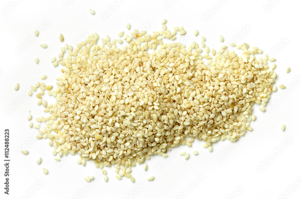 heap of sesame seeds