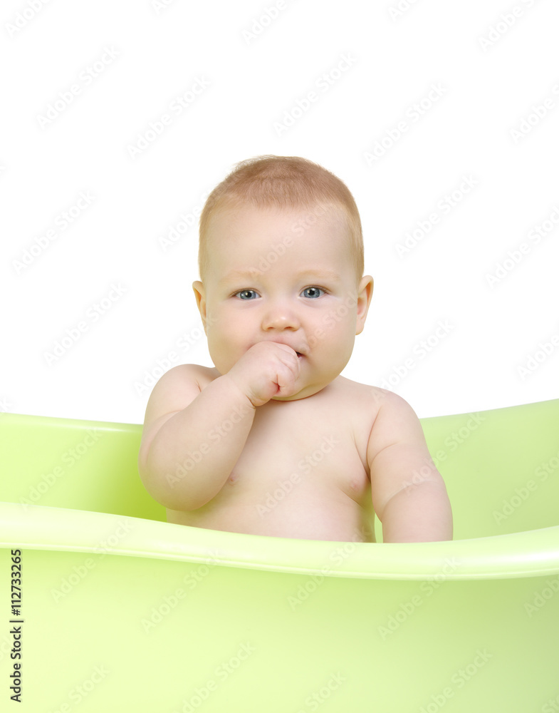  baby in the bath