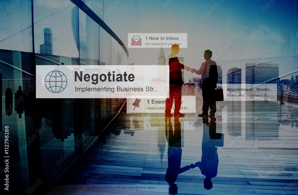 Business People Hand Shake Partnership Teamwork Deal Concept