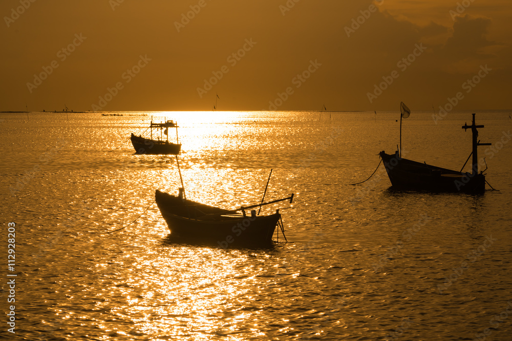 Fishing in Caribbean sea