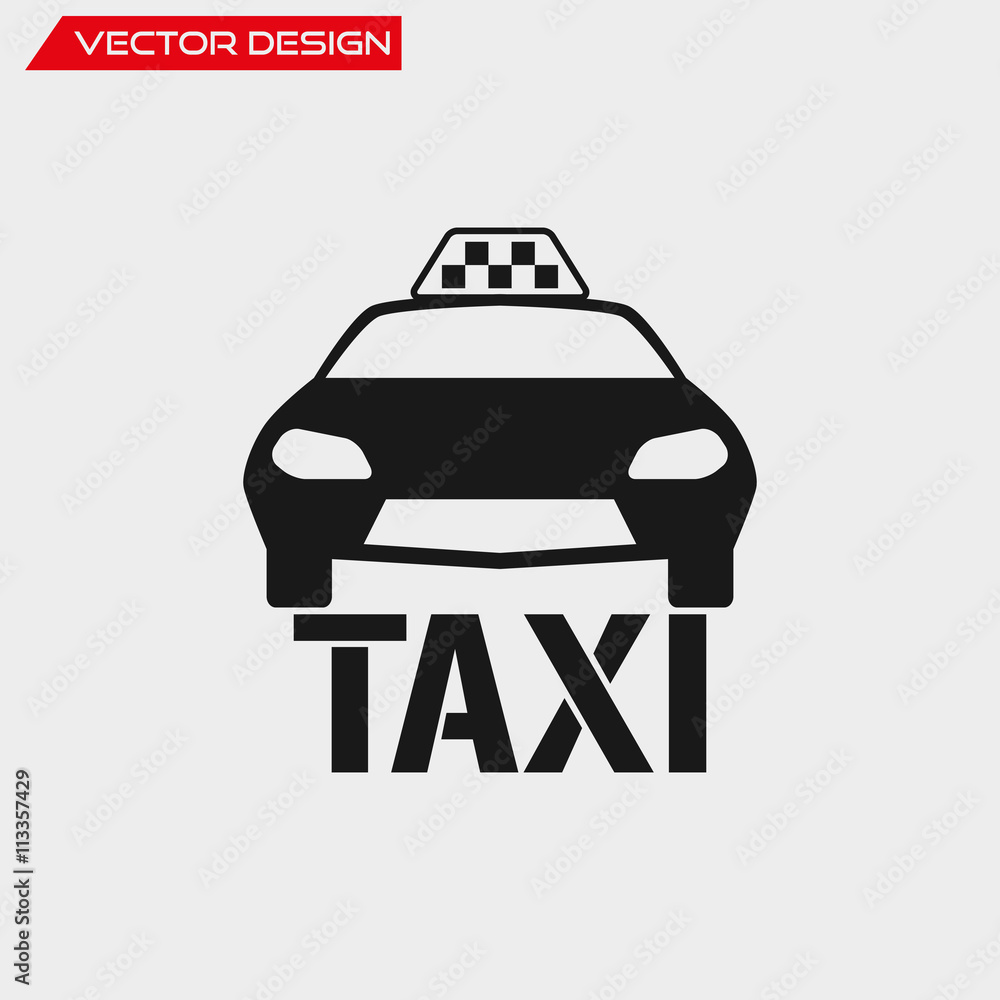 Vector taxi icon