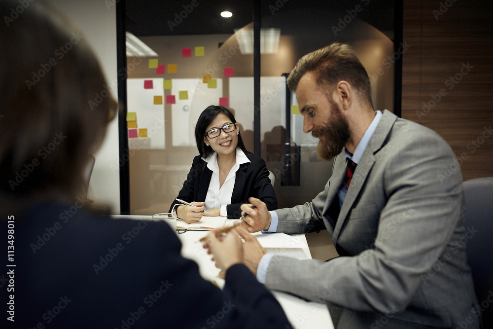 Business Meeting Discussion Conference Planning Concept