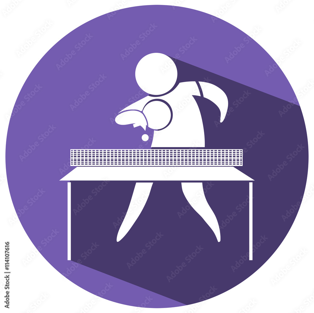 Sport icon for table tennis