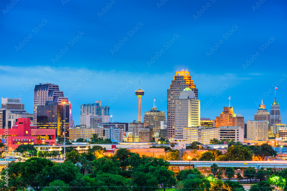 San Antonio Texas Skyline