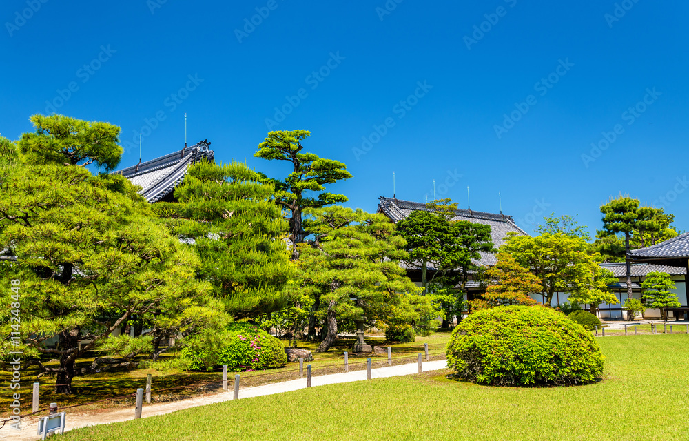 Grounds of Nijo Castle in Kyoto