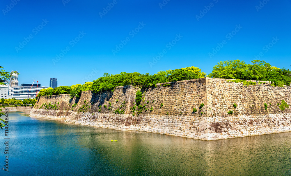 日本大阪城堡护城河