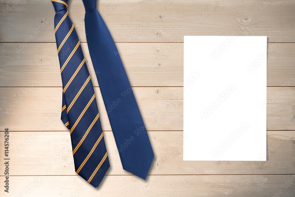 Composite image of blue tie