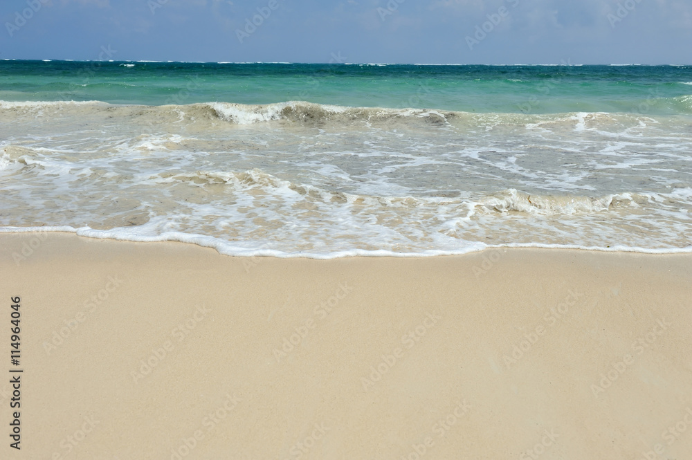 夏日海滩与海洋