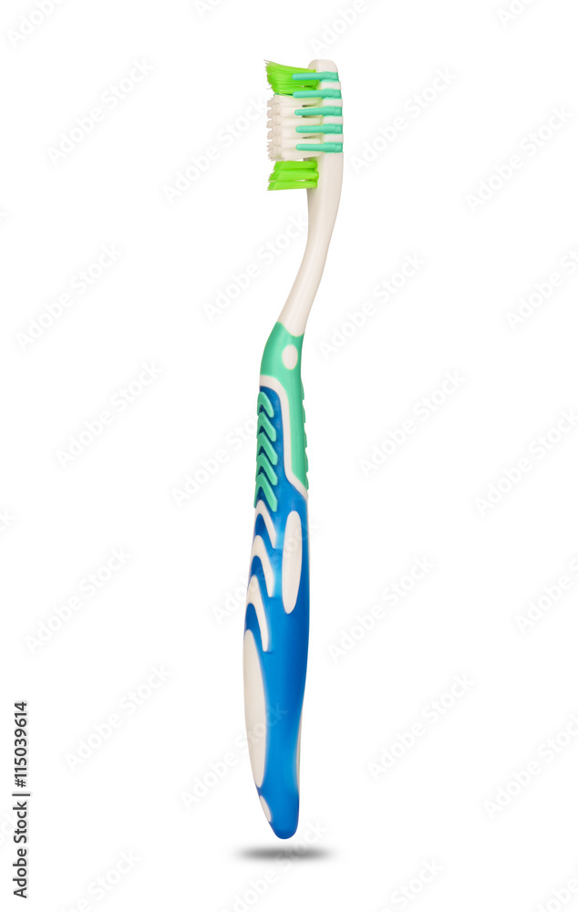 toothbrush isolated on a white