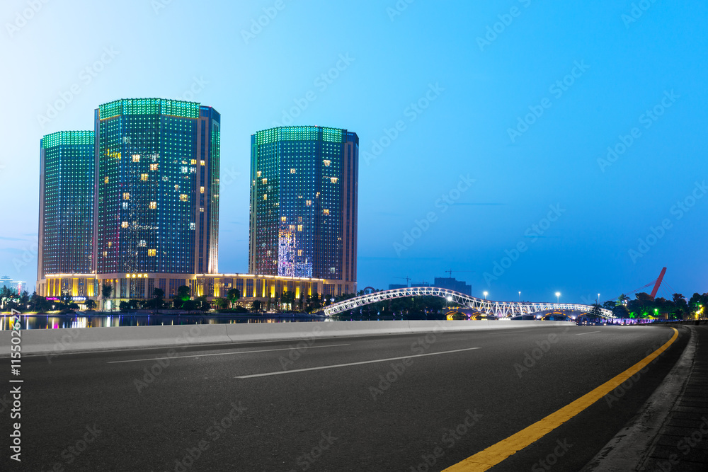 modern office buildings in hangzhou west lake culture plaza at t