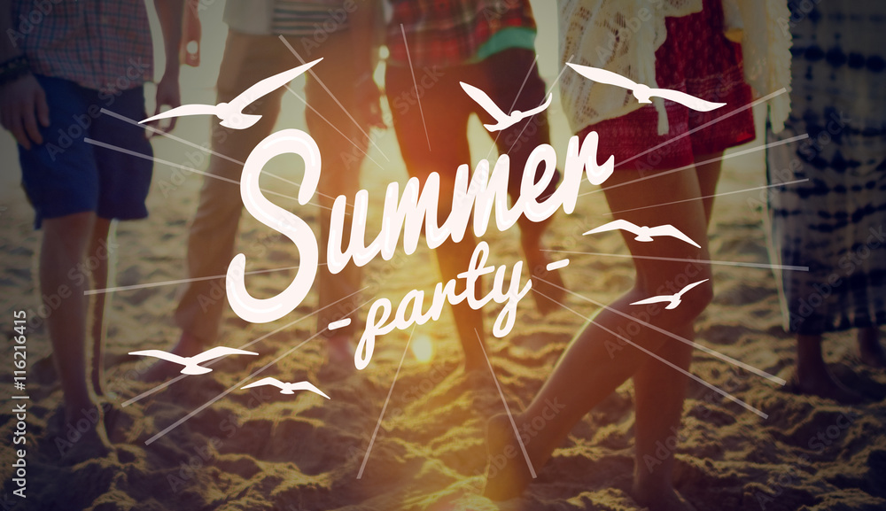 Summer Beach Holiday Vacation Summertime Concept