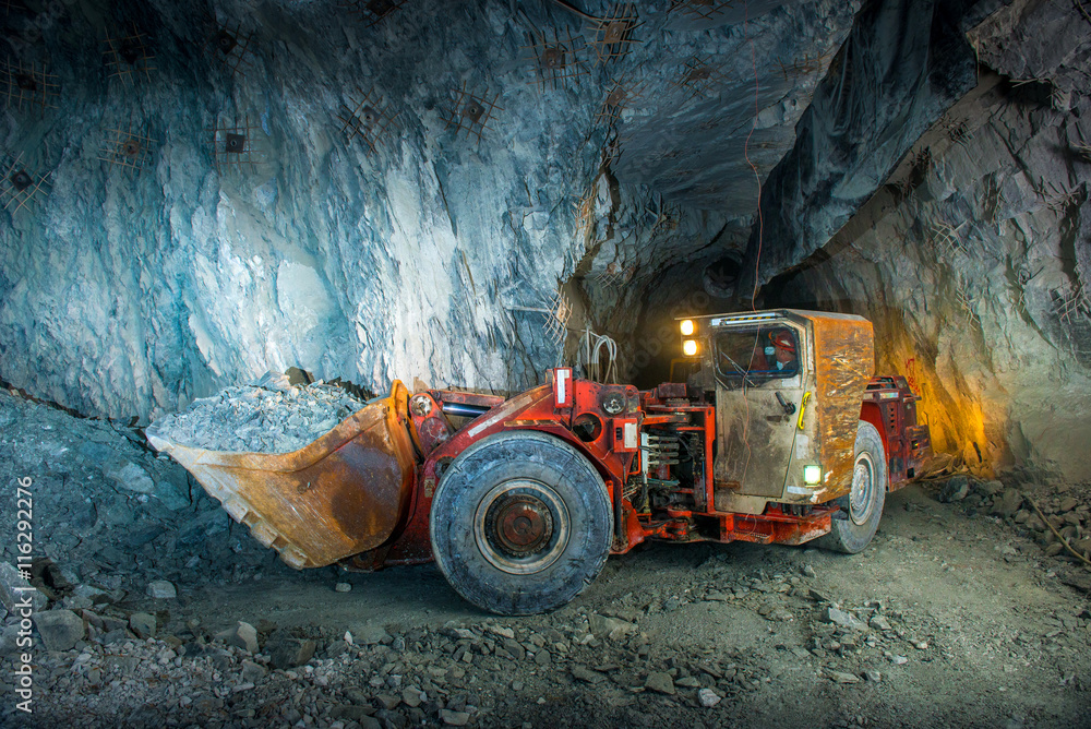 Gold mine tunnel