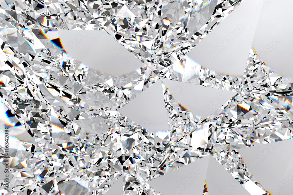 Diamond texture backgrround ,3d