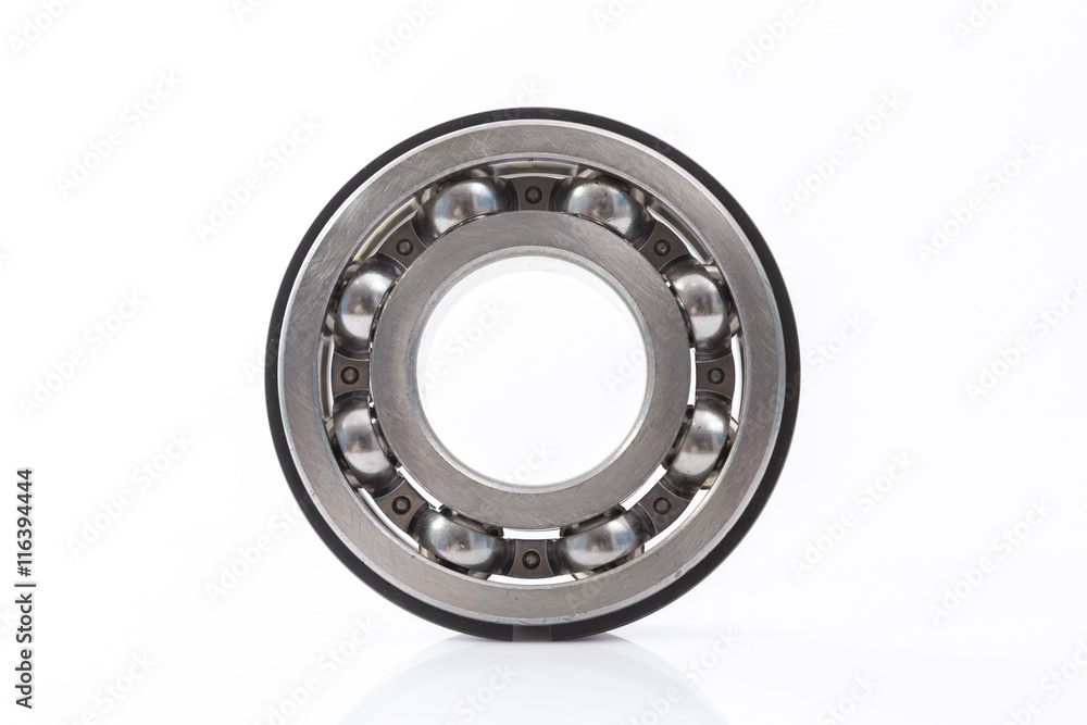 wheel bearings set production isolated on white background