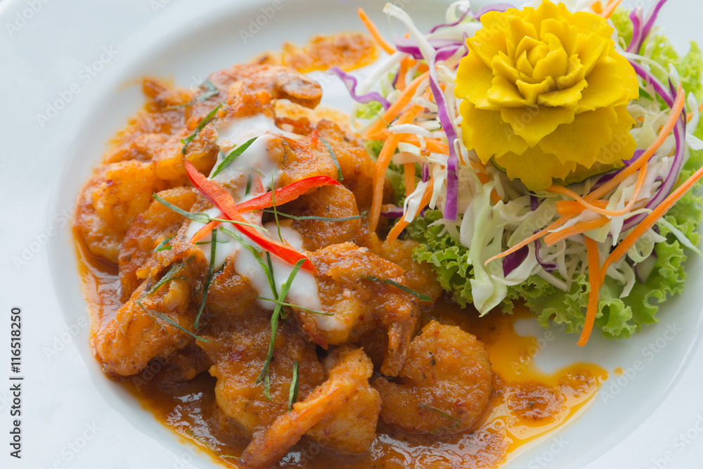 Fried Shrimp Curry