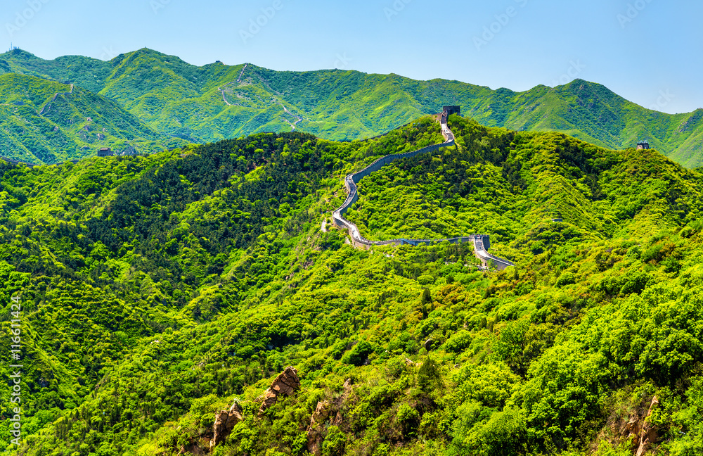 View of the Great Wall at Badaling - China