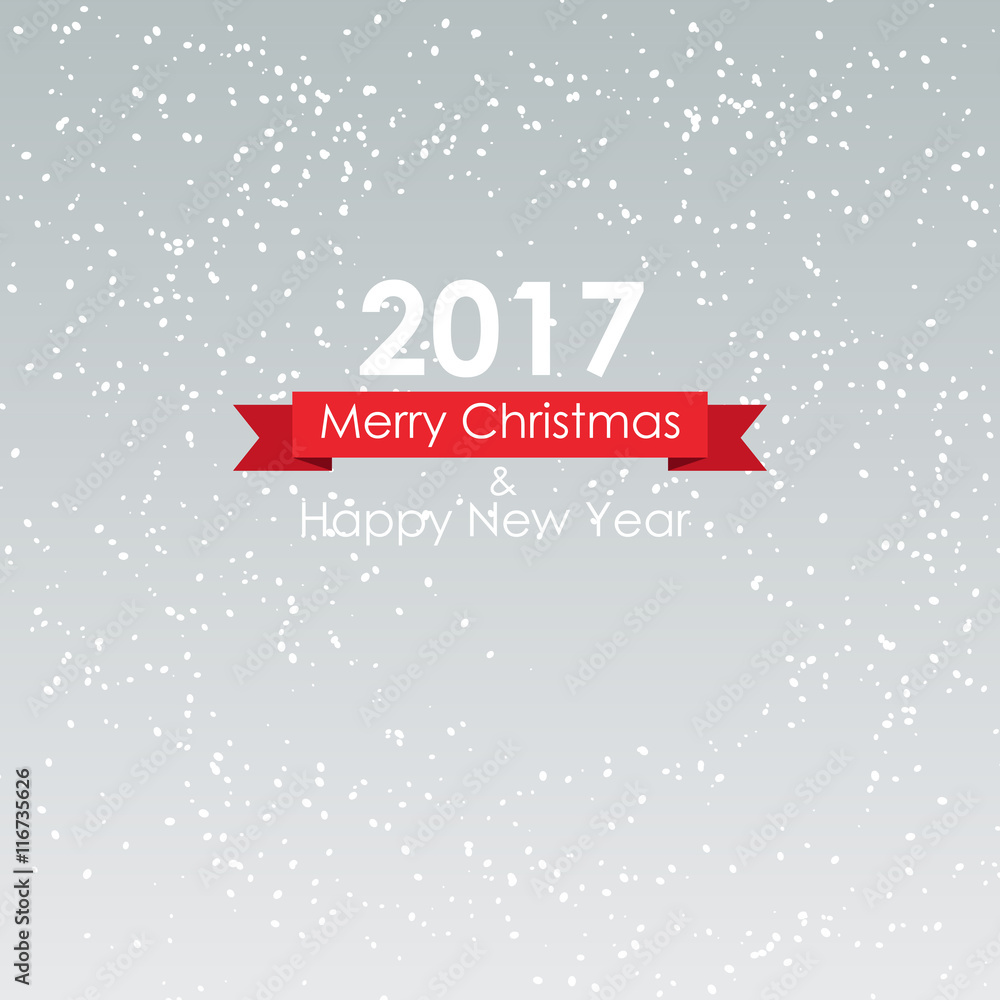 Abstract Beauty Christmas and New Year Background. Vector Illust