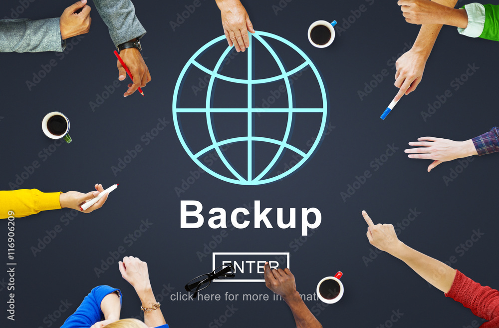 Backup Data Storage Restore Safety Security Concept