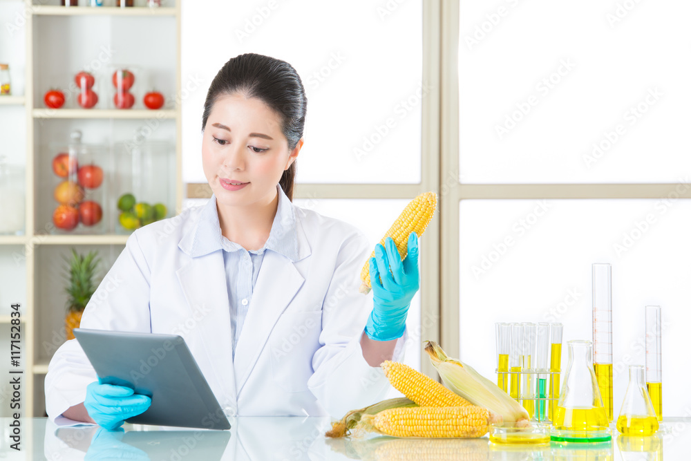 digital tablet is very important tool for gmo food research