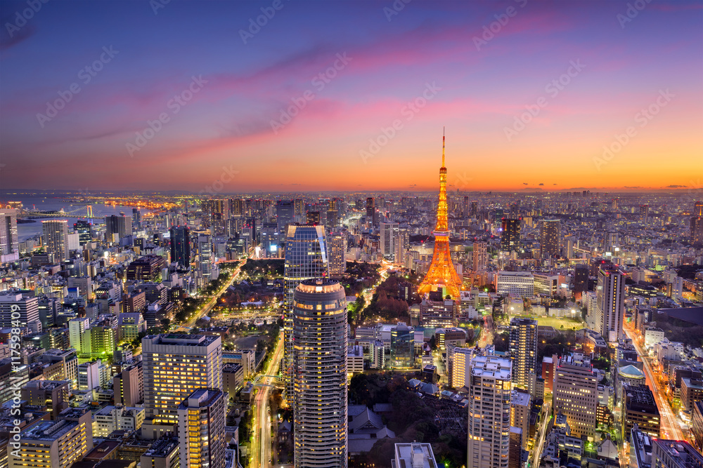 日本东京天际线