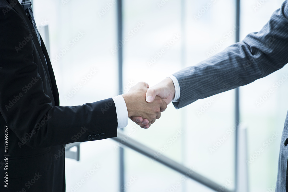 Handshake of businessman