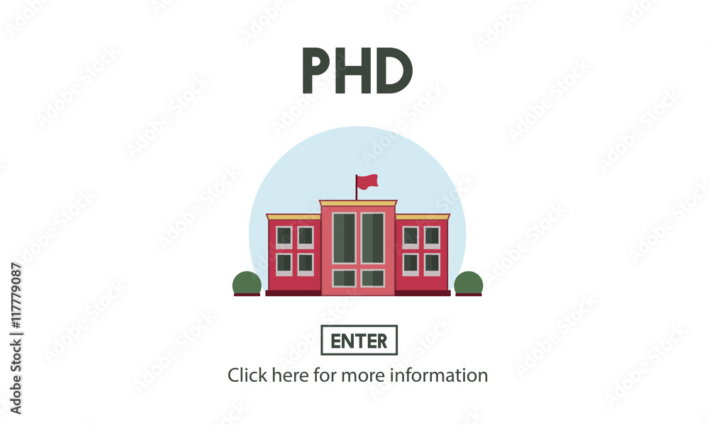 PHD Doctor of Philosophy Knowledge Education Concept