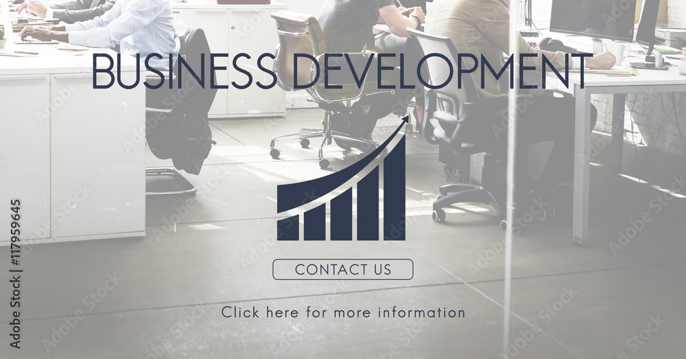 Business Development Startup Growth Statistics Concept