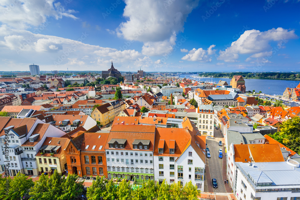 Rostock, Germany Skyline