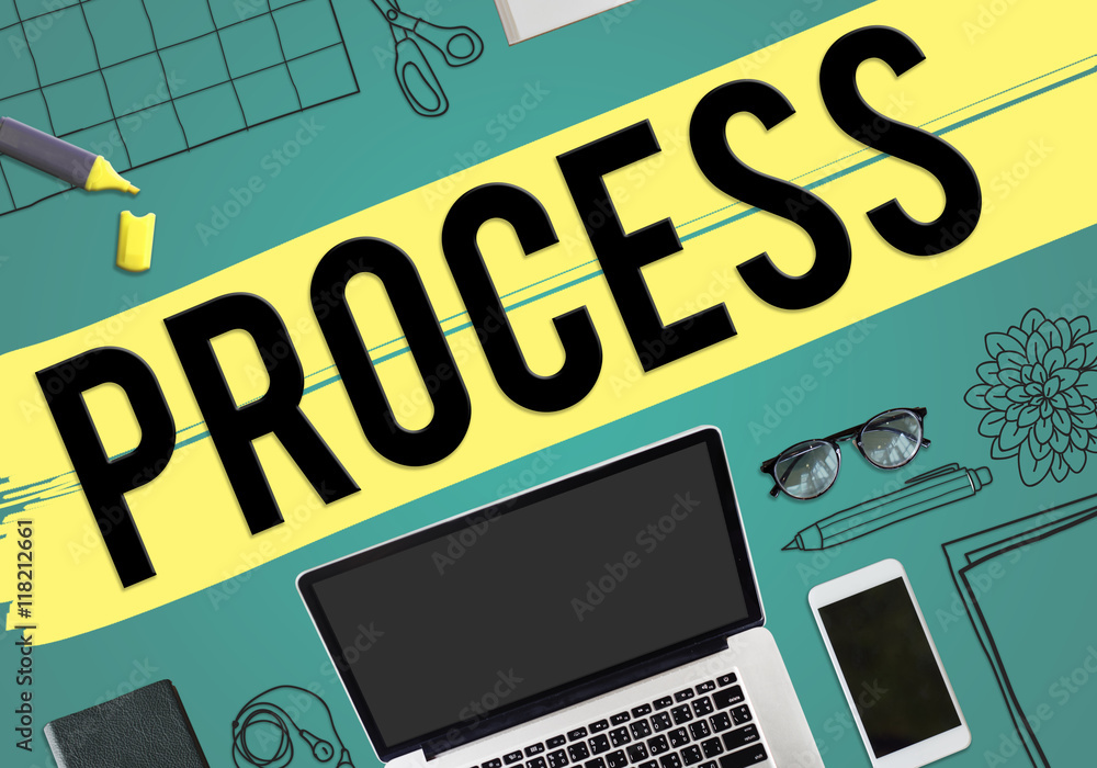 Process Strategy Tasks Business Concept