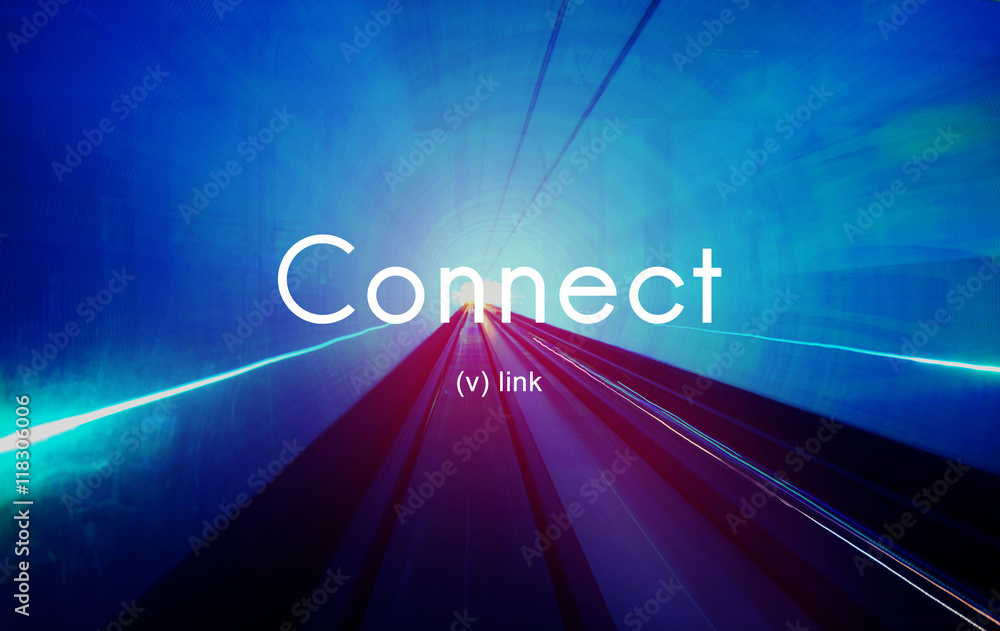 Connect Link Communication Contact Network Concept