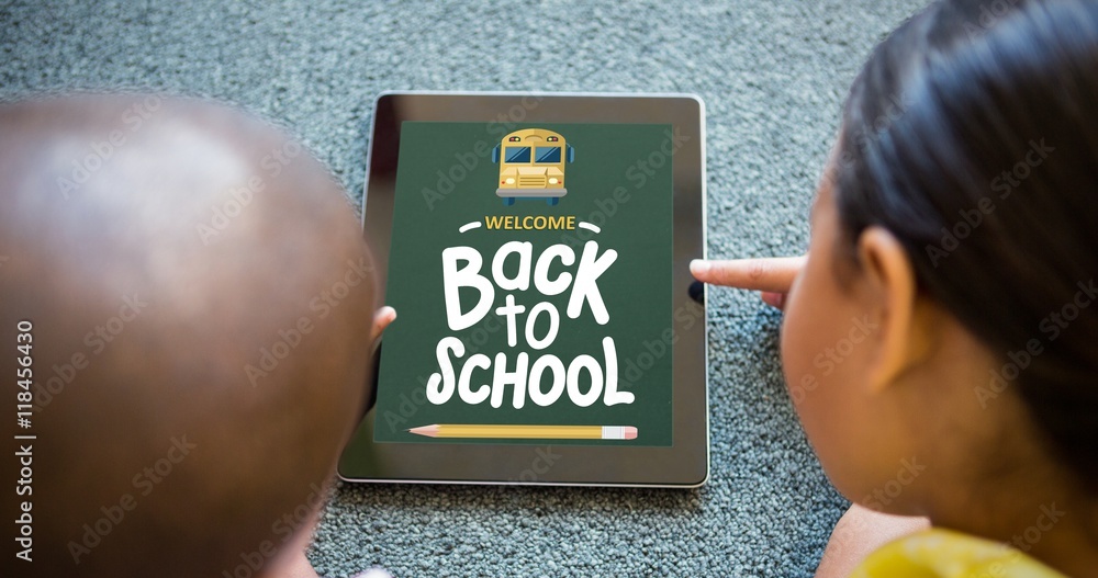 Composite image of back to school