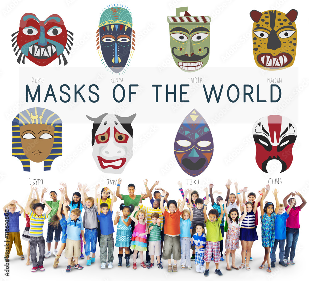 Cultural Traditional Masks Global Concept